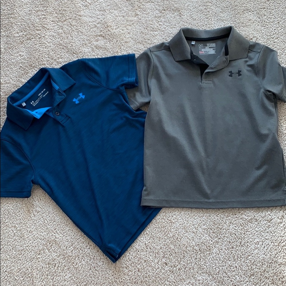 Under Armour Youth Golf Shirts - Small